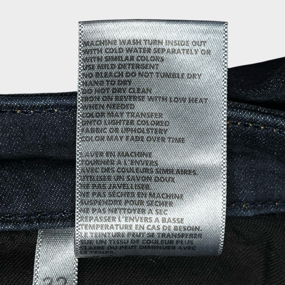 L'AGENCE | Emmanuelle Ankle Zip Skinny Jeans Cropped Womens 32 Midnight - Picture 12 of 12